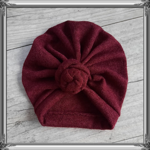 Warm swirl beanie turban in stretch mesh fabrics or stretch sweatshirt 10 colors